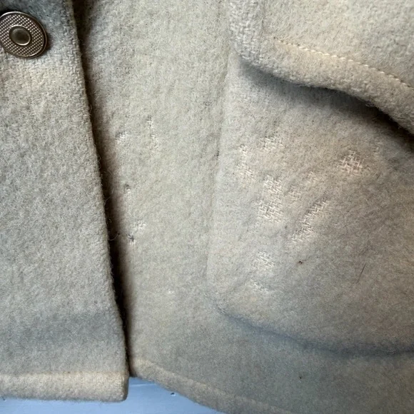 Vintage Hudson’s Bay Point Blanket Jacket – “Free Leonard Peltier” – Wool Coat - Picture 3 of 11